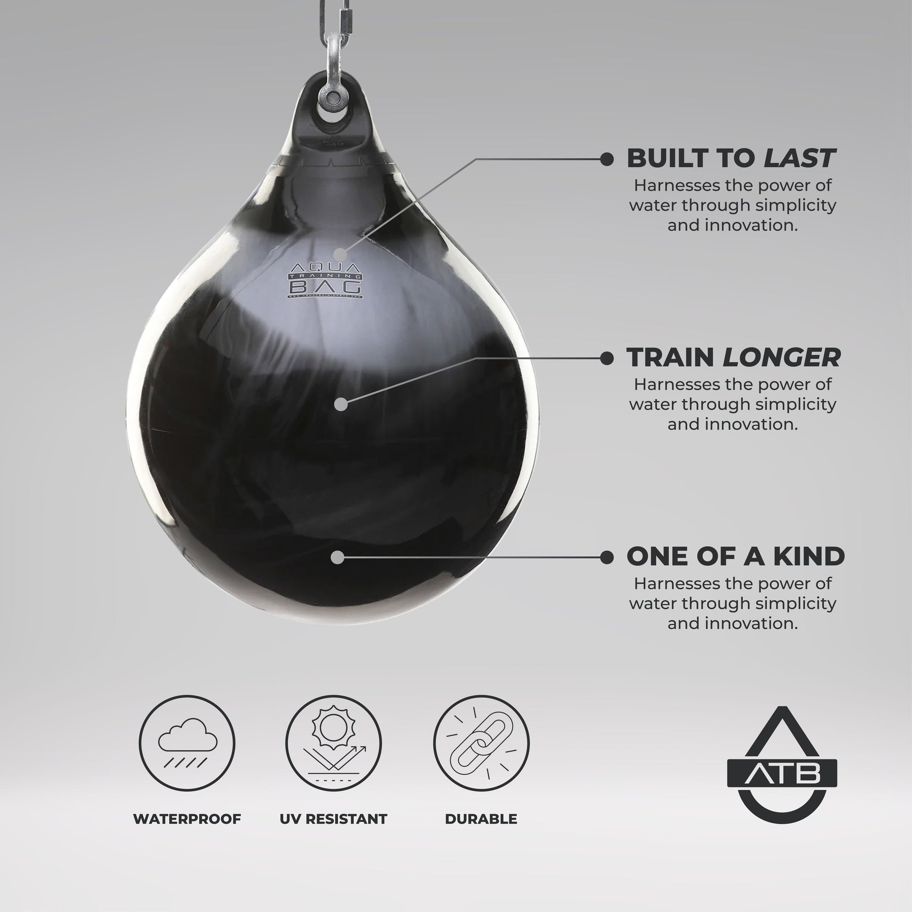 heavy bag rain resistant 21" 190lb. Aqua Punching Bag