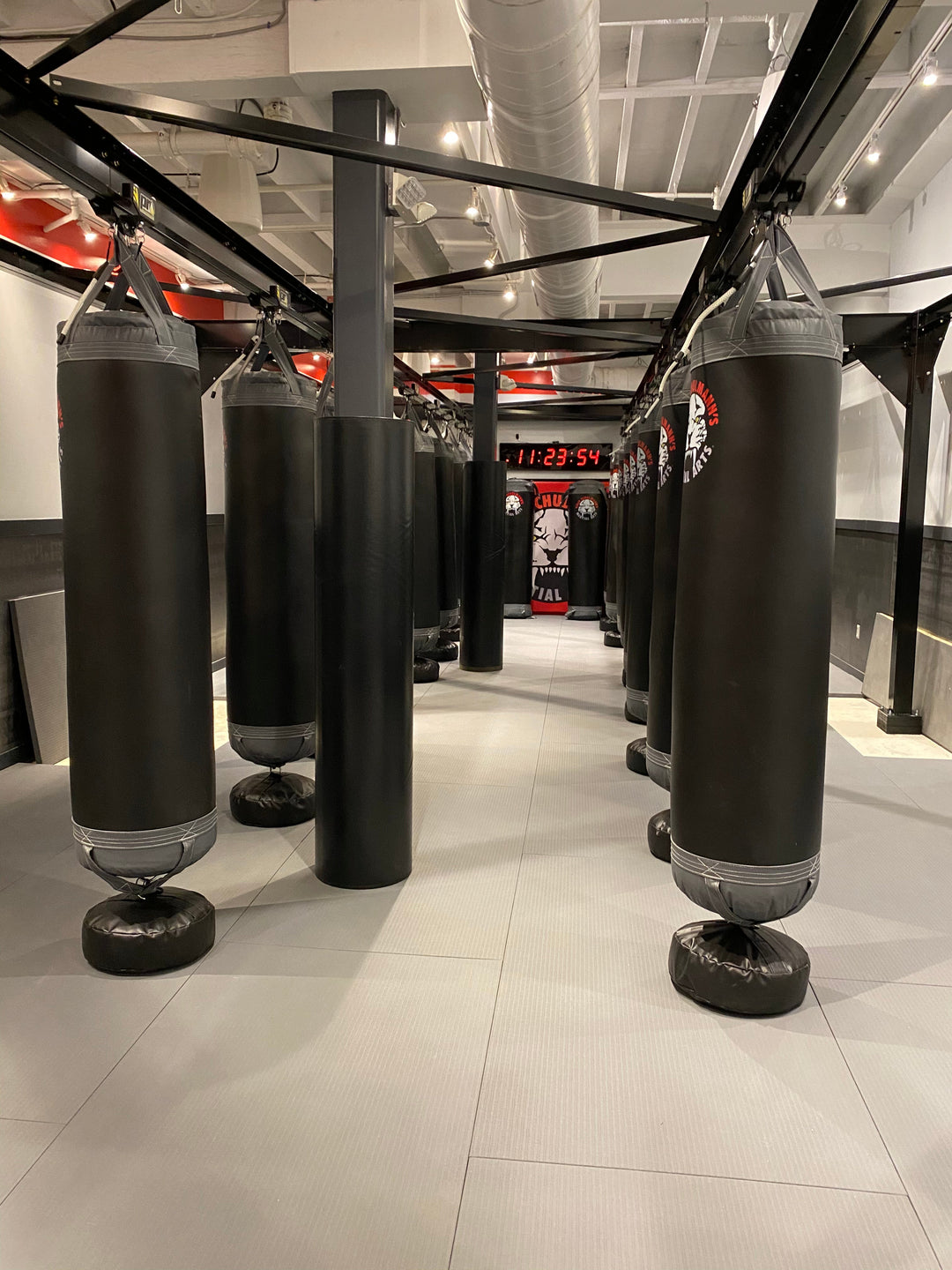 Punching Bag Track Rack