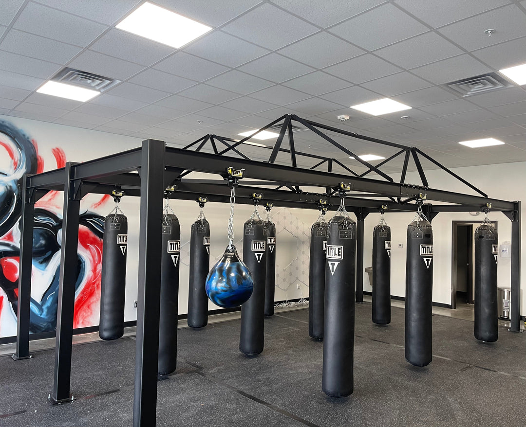Punching Bag Track Rack
