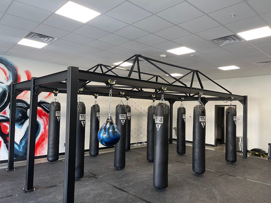 Punching Bag Track Rack